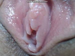 Creamy Indian Pussy Close Up - Extreme close-up of a wet virgin pussy.