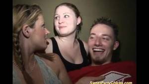 college party threesome - wild college party threesome fuck
