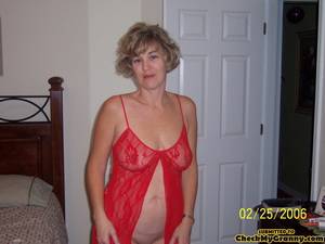 dead granny tits - Drop dead gorgeous granny in her red linger - XXX Dessert - Picture 2