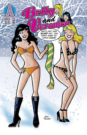 lesbian xxx rated cartoons 60s - Betty And Veronica Kiss -