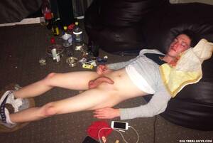 College Passed Out Porn - College boy passed out, stripped naked...big balls | MOTHERLESS.COM â„¢