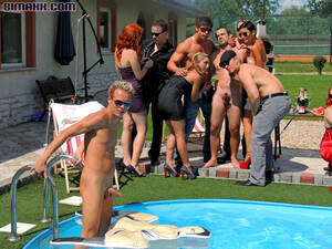 drunk bi orgy - Bisex orgy party relaxed boys and girls gee - XXX Dessert - Picture 10