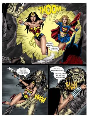 Alien Vs. Predator Porn Comics - ... Matt Johnson Wonder Woman vs Predator Ch. 1-3 - part 3 ...
