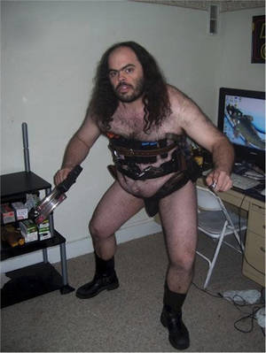 Gross Funny Porn - Porn-Commando Halloween costume FAIL!