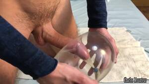condom anal toy - Condom Balloon Sex Toy Tutorial - Guy Moaning Loud While Cumming watch  online