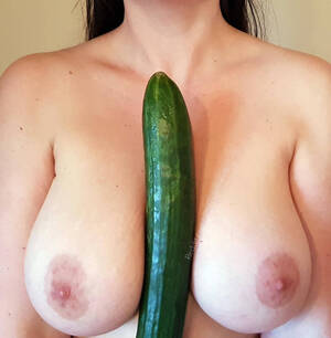big cucumber tits - OC] This cucumber is homegrown, just like my tits.Ã°Å¸Ëœ [image] Porn Pic -  EPORNER