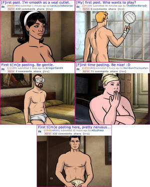 archer cartoon characters naked - Archer Promotes Fifth Season by Posting Nudes on Reddit's GoneWild.  #ArcherFX