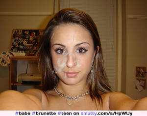 amateur brunette teen facial - babe #brunette #teen #cutie #facial #cumshot #cumonface #messy #cum #smile  #young #amateur | smutty.com