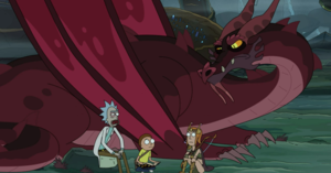 dragon sex orgy - Rick and Morty Had Its Most Uncomfortable Scene Yet