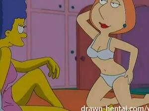 Bart And Marge Simpson Lois Griffin Porn - Lesbian Hentai - Marge Simpson and Lois Griffin - CartoonPorn.com