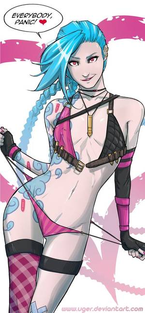 Lol Hottest Champions Porn - league-of-legends-sexygirls-nsfw: â€œSexy Jinx by uger â€