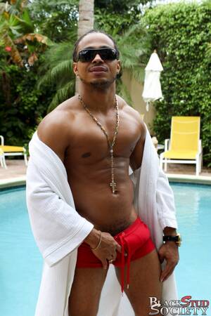 Bulge Gay Porn Star Castro - Castro Caliente poolside by Black Stud Society