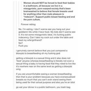 blowjob why not - Can't believe I have to say this but Breastfeeding =/= Blowjob.