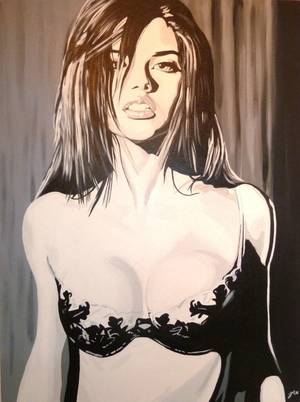 Female Sex Drawings - Pop Art Painting - Sex is Extra