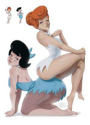 Betty And Wilma Flintstone Porn Ir - Betty Rubble and Wilma Flintstone (TovioRogers) [The Flintstones] : r/rule34