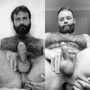 Jack Radcliffe Porn Star - Made an homage to my favorite porn actor from the 90s. Jack Radcliffe on  the left, me on the right. : r/gaybears