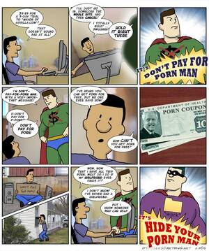 can%27t pay - Don't Pay for Porn Man : r/comics
