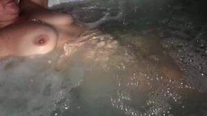 big breasts nude hot tub - Sneak Peak of my Wife's Tits in our Backyard Hot Tub Tonight - Pornhub.com