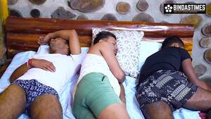 foursome big boobs - Big Boobs Step-Mom fucks with three step-sons -Amazing Foursome Video watch  online