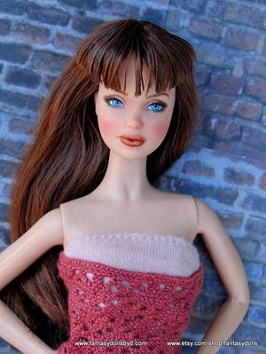 Gorgeous Barbie Doll - Barbie Doll Repaint ooak Custom Fashion Doll Nude by Fantasydolls