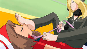 hot sex pokemon footjob - Anime Feet Pokemon Cynthia Shirona Mega Post 8844 | Hot Sex Picture