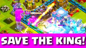 Barbarian King - Clash of Clans - SAVE the KING! One simple tip to win more Battles - YouTube