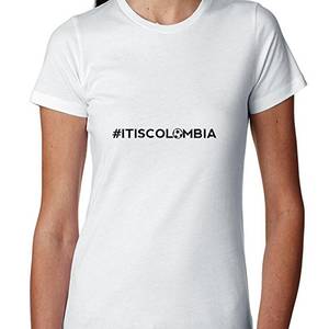 Black Amazon Women Porn Columbia - #ITISCOLOMBIA - Futbol - Copa America - Colombia Women's Cotton T-Shirt