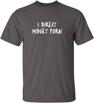Black Midget Porn Star Name - I Direct Midget Porn Graphic Novelty Sarcastic Funny T Shirt 2XL Charcoal :  Amazon.ca: Clothing, Shoes & Accessories