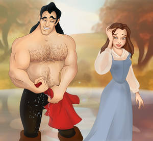belle gaston cartoon having sex - [Image: Gaston-and-Belle-disney-princess-17171321-500