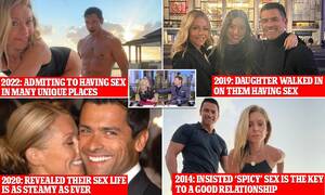 interracial xxx kelly ripa - Kelly Ripa and Mark Consuelos' sexual relationship is going to be paraded  all over your TV screens | Daily Mail Online