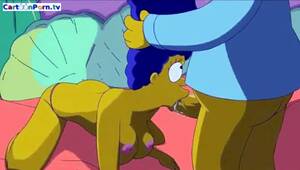 cartoon blowjob clips - Hot Simpsons Blowjob Sex Cartoon Porn Video