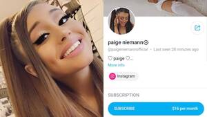 Ariana Grande Xxx Porn - Paige Neimann: Ariana Grande Cosplayer Launches 'Creepy' OnlyFans