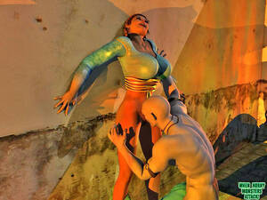 3d Monster Porn Vampire - Vampire giving the ultimate experience for busty babes