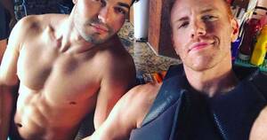 Gay Muscle Porn Justin Timberlake - This Walking Dead actor took a photo with a gay porn star and social media  lit up | PinkNews