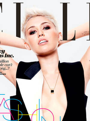Miley Cyrus Dirty Porn - Miley Cyrus Talks To ELLE About Growing Up In Hollywood