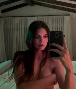 Kendra Kardashian Porn - Kendall Jenner goes totally topless for sultry video in her bedroom as fans  think she 'secretly split' from Bad Bunny | The Sun