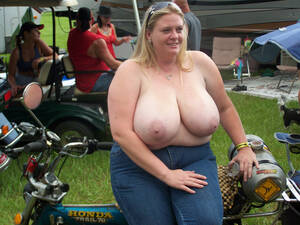 Biker Tits - bbw chubby fat plumper blonde boobs biker rally | MOTHERLESS.COM â„¢