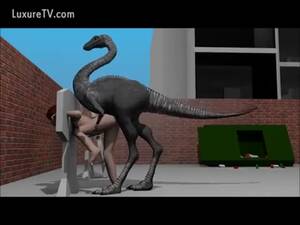 Furry Dinosaur Porn Slut - Hot slut fucked by dinosaur - LuxureTV
