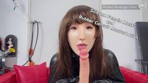 Female Mask Sex - Silicone Female Mask and Rubber Catsuit Masturbation - Pornhub.com