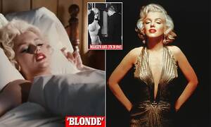 Jennifer Lawrence Porn Blowjob - Netflix's new movie Blonde is SLAMMED for featuring scene in which JFK  RAPES Marilyn Monroe | Daily Mail Online