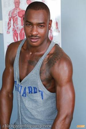 Gay Male Black - the very handsome and hung Tyson Tyler