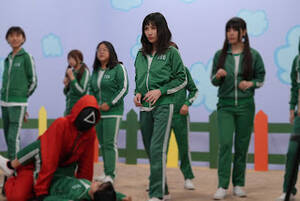 japanese squirting games - Squid Game Porn Parody - Squirt Game Ep 1