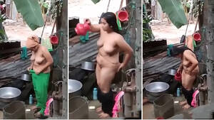 caught bath - Bodacious Indian woman takes a bath in the amateur caught video | AREA51. PORN