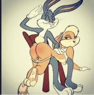 breast spanking cartoons - Bugs Bunny gettin' his spank on . *Spank me daddy!