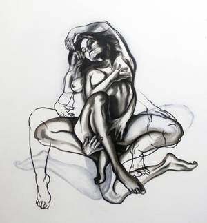 Black Porn Paintings - Saatchi Art Artist Victoria Selbach; Drawing, â€œ'Untitled' Art Porn  Compilation 1 ...