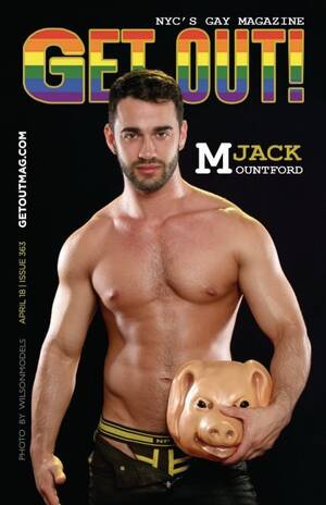 Gay Pornstar Magazine - Get Out! GAY Magazine â€“ Issue 363 â€“ April 18, 2018