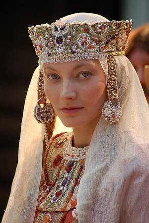 Expensive Ukraine Films Porn - Costume of a Russian medieval princess. Fashion of the 13th century. Modern  replica.