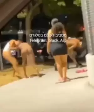 black girls fight nude - Crazy girls fighting naked in public (18+) â€“ Wow News