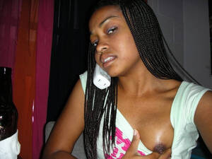 ebony small tits teen amateur - Luscious black tits with a small sexy nipples. Looks a hot, big picture #1.