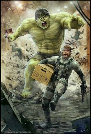 hulk - Snake steals hulks porn collection. Run snake. Hulk smash
